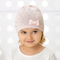 Detské čiapky - dievčenské - prechodné/ jarné - jesenné model - 4/170